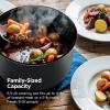 image:imageNinja HyperHeat 9in1 65qt Pressure Cooker  Steams Slow Cooks Sears Sauts Sous Vide Yogurt amp More  With SimpliServe Pot  Powerful 1200Watt  Grey  PC201GYGrey