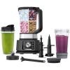 image:imageNinja CO351B SS351 Kitchen Nutri Foodi Power Pitcher System Smoothie Bowl Maker 4in1 Blender  Food Processor Single Serve Blender 1400WP smartTORQUE 6 AutoiQ Presets RenewedSilverBlack