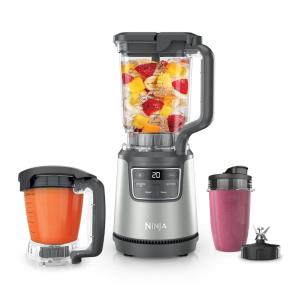 image:imageNinja BlendPro Kitchen System  72 oz FullSize Blender 5Cup Food Processor amp 18 oz ToGo Cup  Total Crushing Tech Presets for Smoothies Ice Crush Purees amp Extracts  1200 Watt  Beige  BO402