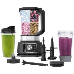 image:imageNinja CO351B Kitchen Nutri SS351 Foodi Power Pitcher System Smoothie Bowl Maker 4in1 Blender  Food Processor Single Serve Blender 1400WP smartTORQUE 6 AutoiQ Presets Renewed