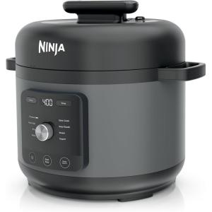 image:imageNinja HyperHeat 9in1 65qt Pressure Cooker  Steams Slow Cooks Sears Sauts Sous Vide Yogurt amp More  With SimpliServe Pot  Powerful 1200Watt  Grey  PC201GYGrey