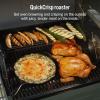 image:imageNinja FlexFlame Grill and Smoker  Electric and Propane Grill Roaster BBQ Grill  5in1 Cooking System  3 Burner  Digital Control  Outdoor Cooking Griddle Pizza Maker  Blue  PG301BLGreen
