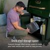 image:imageNinja FlexFlame Grill and Smoker  Electric and Propane Grill Roaster BBQ Grill  5in1 Cooking System  3 Burner  Digital Control  Outdoor Cooking Griddle Pizza Maker  Blue  PG301BLGreen