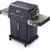 image:imageNinja FlexFlame Grill and Smoker  Electric and Propane Grill Roaster BBQ Grill  5in1 Cooking System  3 Burner  Digital Control  Outdoor Cooking Griddle Pizza Maker  Blue  PG301BLBlue