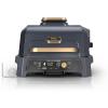image:imageNinja Woodfire Pro Connect XL Outdoor Grill amp Smoker  Bluetooth App Enabled  7in1 Grill BBQ Smoker Outdoor Air Fryer  Woodfire Technology  BuiltIn Thermometer  Black amp Gold  OG951BK1Blue  Gold