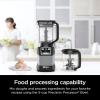 image:imageNinja AMZ493BRN Compact Kitchen System with AutoiQ Blender Food Processor Combo Blend Chop Mix Doughs 1200 Watts Dishwasher safe 18 oz Cup blackgrey Renewed