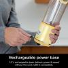 image:imageNinja Blast Portable Blender Cordless 18oz Vessel Personal Blender ForShakes and Smoothies BPA Free LeakproofLid and Sip Spout USBC Rechargeable Dishwasher Safe Metallic Black BC151MBLemon Meringue
