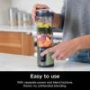 image:imageNinja Blast Portable Blender Cordless 18oz Vessel Personal Blender ForShakes and Smoothies BPA Free LeakproofLid and Sip Spout USBC Rechargeable Dishwasher Safe Metallic Black BC151MBMetallic Green