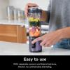 image:imageNinja Blast Portable Blender Cordless 18oz Vessel Personal Blender ForShakes and Smoothies BPA Free LeakproofLid and Sip Spout USBC Rechargeable Dishwasher Safe Metallic Black BC151MBMetallic Purple