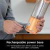 image:imageNinja Blast Portable Blender Cordless 18oz Vessel Personal Blender ForShakes and Smoothies BPA Free LeakproofLid and Sip Spout USBC Rechargeable Dishwasher Safe Metallic Black BC151MBOrange