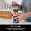 image:imageNinja Blast Portable Blender Cordless 18oz Vessel Personal Blender ForShakes and Smoothies BPA Free LeakproofLid and Sip Spout USBC Rechargeable Dishwasher Safe Metallic Black BC151MBMetallic Red
