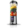 image:imageNinja Blast Portable Blender Cordless 18oz Vessel Personal Blender ForShakes and Smoothies BPA Free LeakproofLid and Sip Spout USBC Rechargeable Dishwasher Safe Metallic Black BC151MBBlack