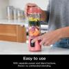 image:imageNinja Blast Portable Blender Cordless 18oz Vessel Personal Blender ForShakes and Smoothies BPA Free LeakproofLid and Sip Spout USBC Rechargeable Dishwasher Safe Metallic Black BC151MBRed Clay