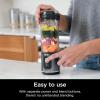 image:imageNinja Blast Portable Blender Cordless 18oz Vessel Personal Blender ForShakes and Smoothies BPA Free LeakproofLid and Sip Spout USBC Rechargeable Dishwasher Safe Metallic Black BC151MBBlack Glitter