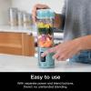 image:imageNinja Blast Portable Blender Cordless 18oz Vessel Personal Blender ForShakes and Smoothies BPA Free LeakproofLid and Sip Spout USBC Rechargeable Dishwasher Safe Metallic Black BC151MBAqua