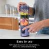image:imageNinja Blast Portable Blender Cordless 18oz Vessel Personal Blender ForShakes and Smoothies BPA Free LeakproofLid and Sip Spout USBC Rechargeable Dishwasher Safe Metallic Black BC151MBGalaxy Purple