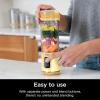 image:imageNinja Blast Portable Blender Cordless 18oz Vessel Personal Blender ForShakes and Smoothies BPA Free LeakproofLid and Sip Spout USBC Rechargeable Dishwasher Safe Metallic Black BC151MBLemon Meringue