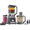 image:imageNinja Deluxe Kitchen System 1600 Watts AutoiQ Technology 26L Pitcher 21L Food Processor 710ml SingleServe Cup 7 Preset Programs Smoothie Maker Blender Renewed