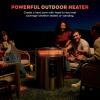 image:imageNinja Fireside360 Outdoor Heater amp Fire Pit  3 Modes Flame Only Heat Only Flame amp Heat  Portable for Patio Deck Camping Easy Control Smokeless Flames  Push to Start Ignition  Steel  OF101SLStainless Steel