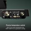 image:imageNinja FlexFlame ProConnect Grill amp Smoker  5in1 Smart Cooking System  Electric amp Propane  AppConnected  3Burner Digital Control  Roast Griddle amp Pizza Maker  BlackGold  PG305