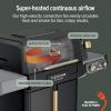 image:imageNinja FlexFlame ProConnect Grill amp Smoker  5in1 Smart Cooking System  Electric amp Propane  AppConnected  3Burner Digital Control  Roast Griddle amp Pizza Maker  BlackGold  PG305