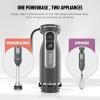 image:imageNinja Immersion Blender and Whisk Hand Stick Blender 4 speeds with SplatterShield and PanProtect 4Cup Blending Vessel Dishwasher Safe 5ft Cord Ergonomic Dark Gray CI201GY