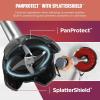 image:imageNinja Immersion Blender and Whisk Hand Stick Blender 4 speeds with SplatterShield and PanProtect 4Cup Blending Vessel Dishwasher Safe 5ft Cord Ergonomic Dark Gray CI201GY