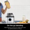 image:imageNinja Kitchen System Allin1 Food Processor amp Blender 8Cup Bowl amp 2 24 oz ToGo Cups For Smoothies Cookie Dough Salsas Cole Slaw amp More 1700 Peak Watt Silver TB400 Renewed