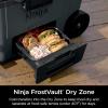 image:imageNinja FrostVault  65qt Wheeled Cooler with Cold Dry Zone  Integrated FridgeTemp Dry Storage Drawer  Premium HeavyDuty Insulated Cooler  Keeps Ice Cold for Days  Strawberry Rhubarb  FB265BPCharcoal Grey