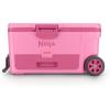 image:imageNinja FrostVault  65qt Wheeled Cooler with Cold Dry Zone  Integrated FridgeTemp Dry Storage Drawer  Premium HeavyDuty Insulated Cooler  Keeps Ice Cold for Days  Strawberry Rhubarb  FB265BPStrawberry Rhubarb
