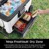 image:imageNinja FrostVault  65qt Wheeled Cooler with Cold Dry Zone  Integrated FridgeTemp Dry Storage Drawer  Premium HeavyDuty Insulated Cooler  Keeps Ice Cold for Days  Strawberry Rhubarb  FB265BPStrawberry Rhubarb