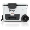 image:imageNinja FrostVault  65qt Wheeled Cooler with Cold Dry Zone  Integrated FridgeTemp Dry Storage Drawer  Premium HeavyDuty Insulated Cooler  Keeps Ice Cold for Days  Strawberry Rhubarb  FB265BPCloud White