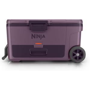 image:imageNinja FrostVault  65qt Wheeled Cooler with Cold Dry Zone  Integrated FridgeTemp Dry Storage Drawer  Premium HeavyDuty Insulated Cooler  Keeps Ice Cold for Days  Strawberry Rhubarb  FB265BPSmokey Mauve