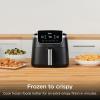 image:imageNinja Air Fryer Pro 5in1  5 QT Capacity Air Fry Bake Roast Reheat and Dehydrate Air Crisp Technology  Nonstick Basket amp Crisper Plate  Cyberspace  AF142BLBlack