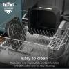 image:imageNinja Air Fryer Pro 5in1  5 QT Capacity Air Fry Bake Roast Reheat and Dehydrate Air Crisp Technology  Nonstick Basket amp Crisper Plate  Cyberspace  AF142BLBlack