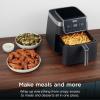 image:imageNinja Air Fryer Pro 5in1  5 QT Capacity Air Fry Bake Roast Reheat and Dehydrate Air Crisp Technology  Nonstick Basket amp Crisper Plate  Cyberspace  AF142BLBlack