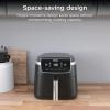 image:imageNinja Air Fryer Pro 5in1  5 QT Capacity Air Fry Bake Roast Reheat and Dehydrate Air Crisp Technology  Nonstick Basket amp Crisper Plate  Cyberspace  AF142BLBlack
