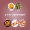 image:imageNinja Air Fryer Pro 5in1  5 QT Capacity Air Fry Bake Roast Reheat and Dehydrate Air Crisp Technology  Nonstick Basket amp Crisper Plate  Cyberspace  AF142BLLight Pink