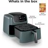 image:imageNinja Air Fryer Pro 5in1  5 QT Capacity Air Fry Bake Roast Reheat and Dehydrate Air Crisp Technology  Nonstick Basket amp Crisper Plate  Cyberspace  AF142BLSage
