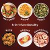 image:imageNinja Air Fryer Pro 5in1  5 QT Capacity Air Fry Bake Roast Reheat and Dehydrate Air Crisp Technology  Nonstick Basket amp Crisper Plate  Cyberspace  AF142BLBlack