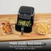 image:imageNinja Air Fryer Pro 5in1  5 QT Capacity Air Fry Bake Roast Reheat and Dehydrate Air Crisp Technology  Nonstick Basket amp Crisper Plate  Cyberspace  AF142BLBlack