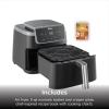 image:imageNinja Air Fryer Pro 5in1  5 QT Capacity Air Fry Bake Roast Reheat and Dehydrate Air Crisp Technology  Nonstick Basket amp Crisper Plate  Cyberspace  AF142BLBlack