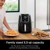 image:imageNinja Air Fryer Pro 5in1  5 QT Capacity Air Fry Bake Roast Reheat and Dehydrate Air Crisp Technology  Nonstick Basket amp Crisper Plate  Cyberspace  AF142BLBlack