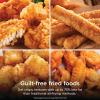 image:imageNinja Air Fryer Pro 5in1  5 QT Capacity Air Fry Bake Roast Reheat and Dehydrate Air Crisp Technology  Nonstick Basket amp Crisper Plate  Cyberspace  AF142BLBlack
