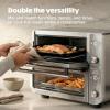 image:imageNinja Double Oven Pro Smart XL Countertop Oven amp Air Fryer  12in1 Versatility with Smart Finish amp DualZone Tech to Cook 2 Meals at Once  Fits up to 45lb Chicken  Silver  DCT821