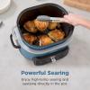 image:imageNinja MC2001PossibleCooker PRO Plus85QT Multicooker 9 Functions Slow Cook Sear Saut Proof PastaRiceReplaces 16 Kitchen Tools OvenSafe Ceramic Pot Powerful 1400Watt Blue Macaron
