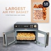 image:imageNinja  French Door Premier Air fry Oven  10in1 functions  203qt capacity  5qt Air Fry Basket Sheet Pan Wire Rack Broil Rack  PFASfree DishwasherSafe Accessories  Black  FO101BKCyberspace