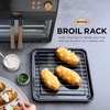 image:imageNinja  French Door Premier Air fry Oven  10in1 functions  203qt capacity  5qt Air Fry Basket Sheet Pan Wire Rack Broil Rack  PFASfree DishwasherSafe Accessories  Black  FO101BKBlack