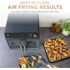 image:imageNinja  French Door Premier Air fry Oven  10in1 functions  203qt capacity  5qt Air Fry Basket Sheet Pan Wire Rack Broil Rack  PFASfree DishwasherSafe Accessories  Black  FO101BKCyberspace