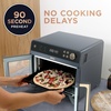 image:imageNinja  French Door Premier Air fry Oven  10in1 functions  203qt capacity  5qt Air Fry Basket Sheet Pan Wire Rack Broil Rack  PFASfree DishwasherSafe Accessories  Black  FO101BKCyberspace